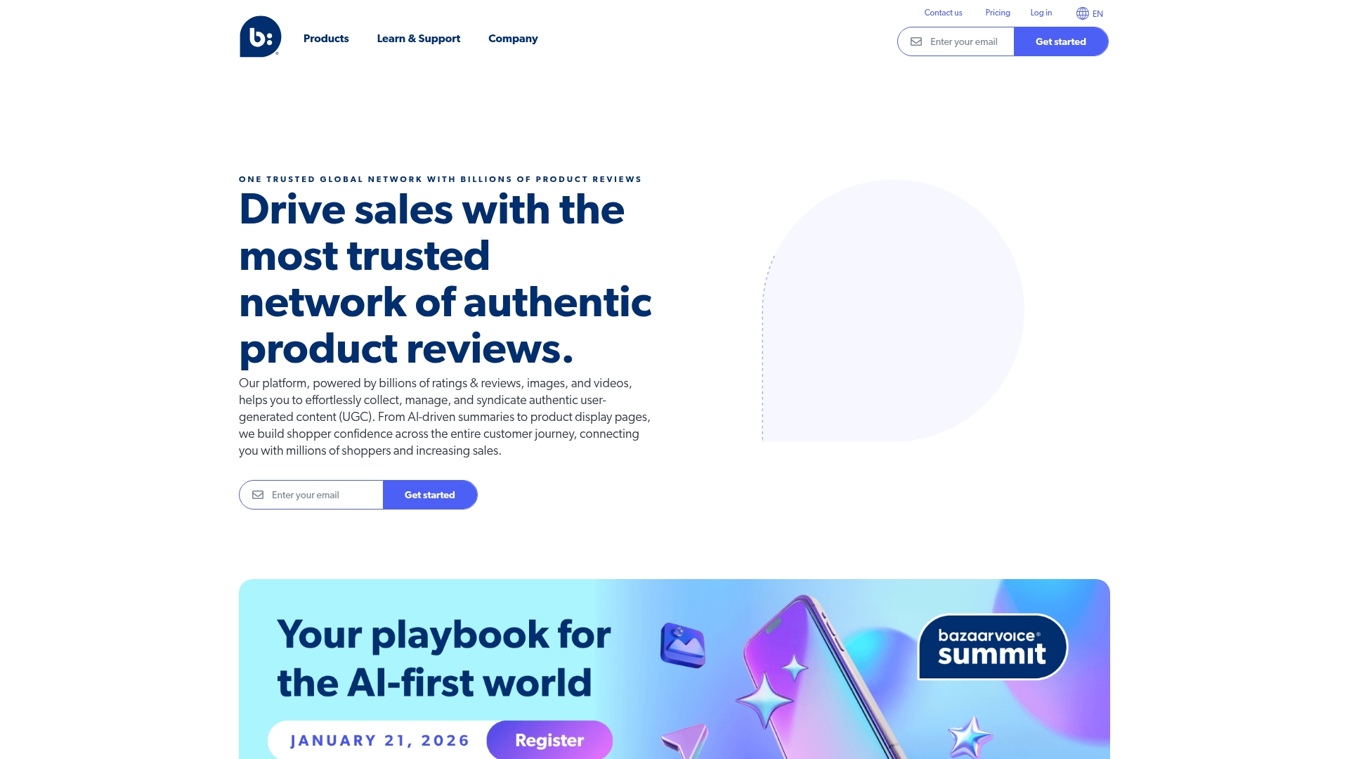 Bazaarvoice retail syndication network