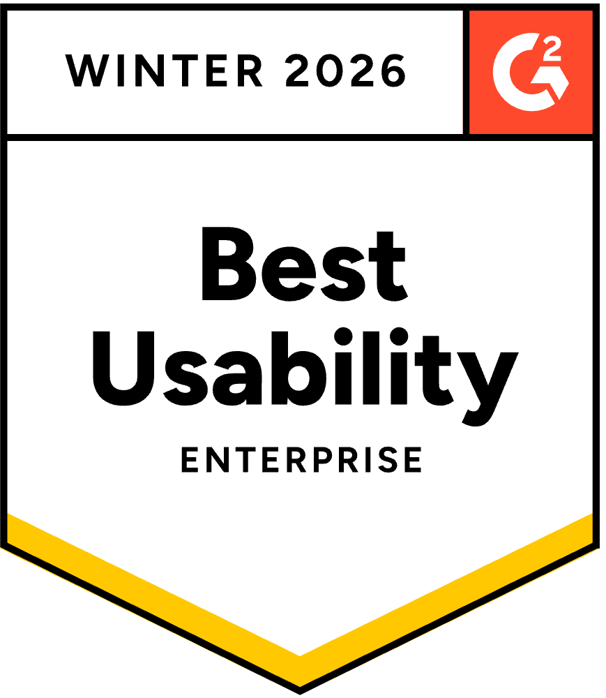 G2 Best Usability for Social Media Monitoring - Enterprise - Winter 2026